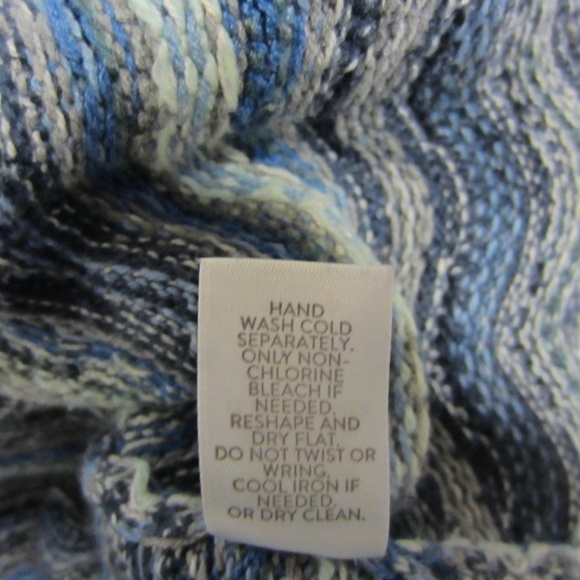 J.Jill sweater women’s M Chevron Knit Crew Neck Side Slit Pullover Tunic - Picture 12 of 13